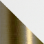 Brushed Gold-White