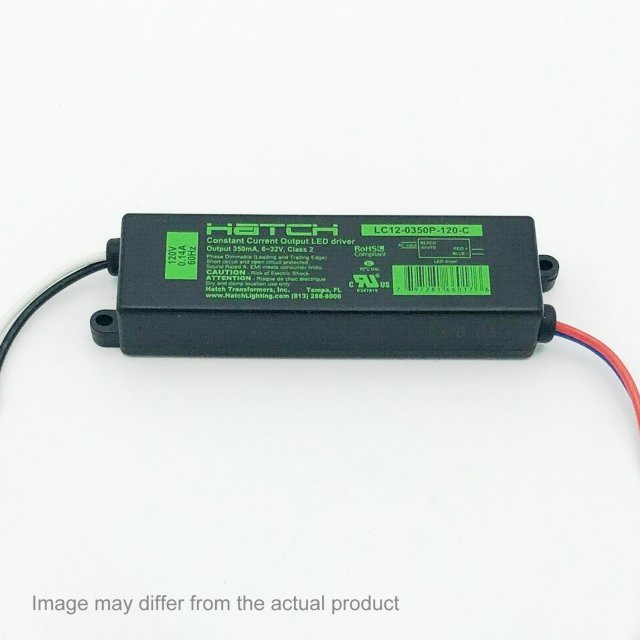 LED POWER SUPPLY 120V - 350mA-DC / 12W DIM8