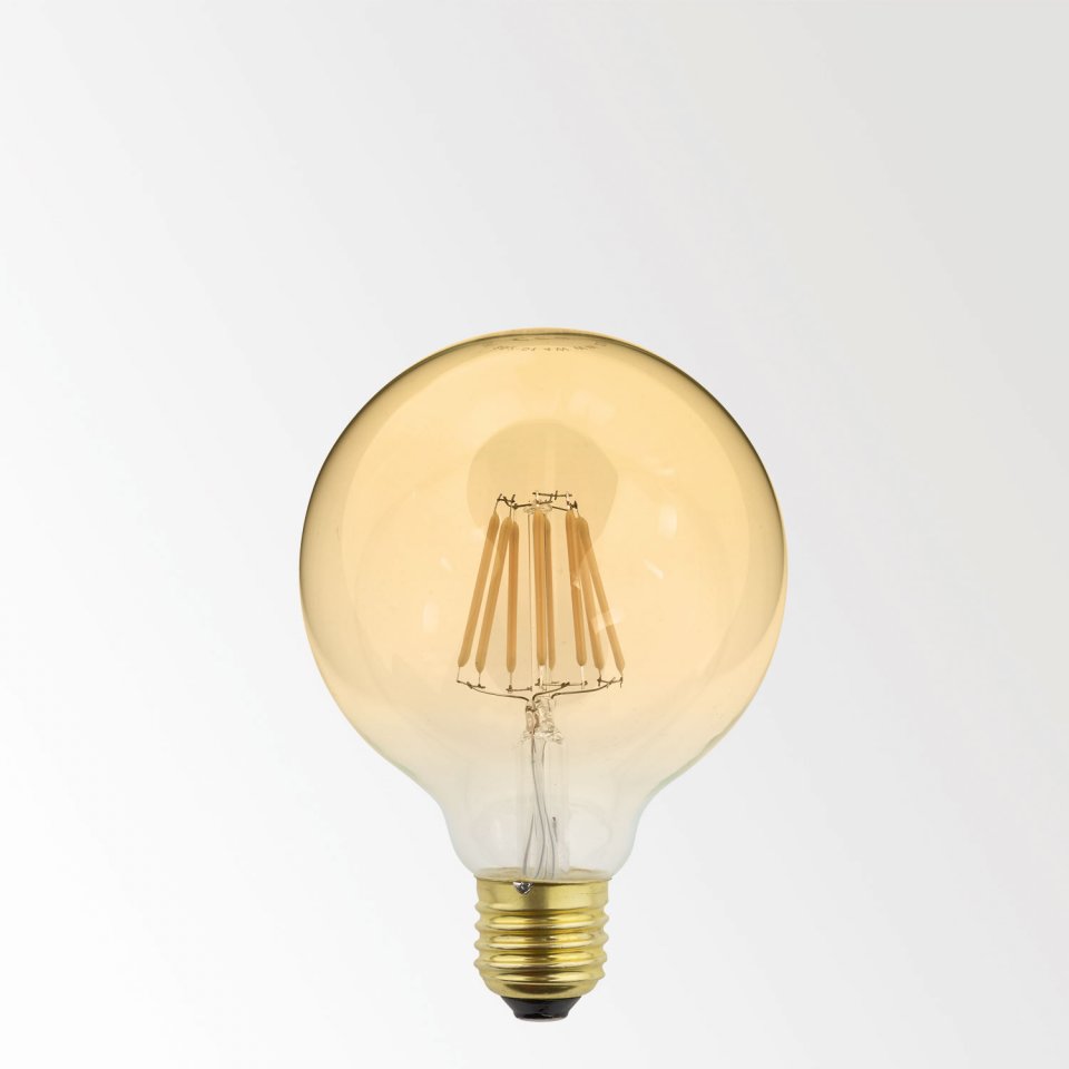 LED FILAMENT GL95 E27 8W 2700K - GOLD
