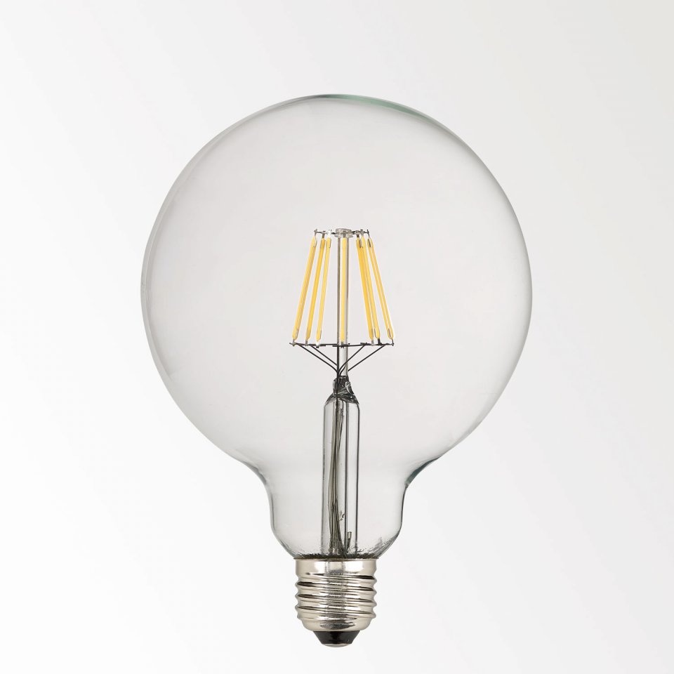 LED FILAMENT GL125 E27 6W 2700K