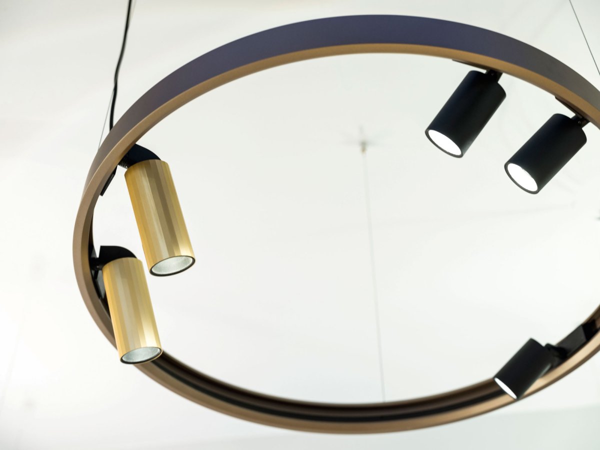 Светильник низковольтной системы Delta Light SUPERLOOP-HEDRA, 3000 К, 33°, 6,7 Вт, чёрная бронза